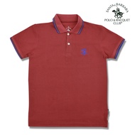 ✳Santa Barbara Polo &amp; Racquet Club Plain Old Rose Polo Shirt for Men with Embroidered Logo