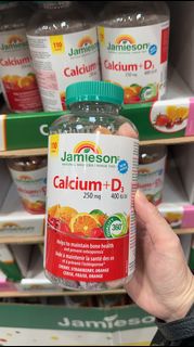 【加拿大直送】現貨 Jamieson健美生 - 鈣 + 維生素 D3 軟糖110粒