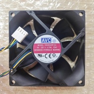 DS08025R12U for AVC High-speed 4-wire 8025 12V 0.7A PWM Temperature Control CPU Cooling Fan 8CM