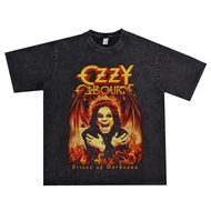 Ready Stock Hot Sale British Rock Singer Ozzy Ozzy Ozzy osbourne T-Shirt Short Sleeve Loose Hip Hop 