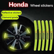 20pcs Honda CITY JAZZ CIVIC HRV CRV BRV BRV Accord Odyssey VEZEL Wheel Warning Sticker