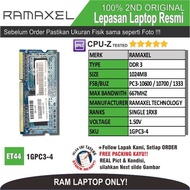 ET44 1GPC3-4 RAM Laptop RAMAXEL PC3-10600 1024MB SINGLE 1RX8