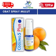 Cooling 5 Plus Orange Flavor / Cooling Spray Orange 15ml/Cooling 5/Sariawan/Mouth Odor/Cooling 5 Spr