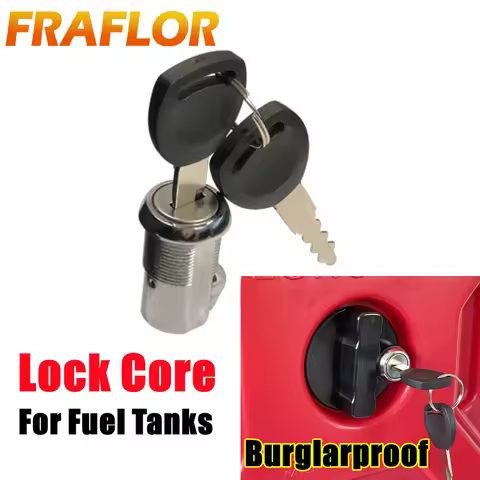 Lock Cylinder with Key for 3L 4L 5L 6L 10L 15L 20L 30L Fuel Tank Gas Petrol Can Lock Jerrycan Spare 