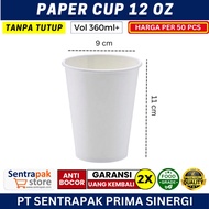 Please - Paper Cup 12 oz Hot (350ml+) - 12oz Coffee Paper Cup