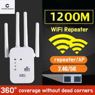 Raimondo WiFi Repeater Penguat Sinyal 1200Mbps/Wireless Sinyal WiFi Memperluas Jangkauan/penguat sin