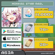 ไอดี Honkai: Star Rail (Asia) - 11,000+ Stellar Jade | ACTION FIGURE TOYS FOR COLLECTION