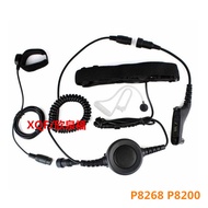 Serasi dengan Motosikal P8668 APX7000 GP328D Walkie-Talkie Bulat Besar PTT Kolar Lembut Mikrofon Pan