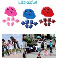 HELMET BASIKAL BUDAK Kids Protective Gear Set Skate Roller Cycling Knee Pads HELMET BUDAK BICYCLE HELMET BIKE HELMET