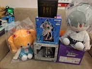 Eva新世紀福音戰士/one peice 海賊王/Re:0從零開始的異世界生活一番賞figure/毛公仔