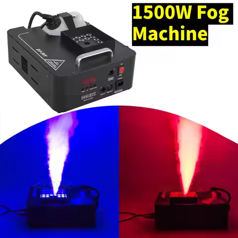 SHEHDS Remote Control 24x9W RGB 3in1 Fog Machine DMX Controller for DJ Club Patry KTV Concert Weedin