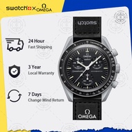 【100% Original】 Swatch Joint Watch Planet Series Swatch X Omeg Strap Gift Women Fashion Watch Men Fashion Watch Bioceramic