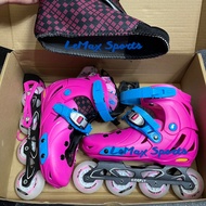 Children's roller skates with rubber wheels, roller skates with glowing wheels, Kingfly children's r