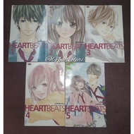 Heartbeats Comic SET 1-5 Complete - Konno Risa