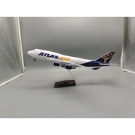 FZ747 ATLAS AIR Airlines B747-400 Airplane Model 1:150 Scale Resin Plastic Model Replica Collectible