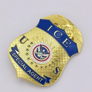 American Badge fbi Immigration and Customs ICE Badge ID fbi Badge Badge Commemorative Medal HME4