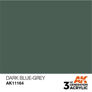 AK Interactive 3rd Generation Acrylic AK11164 DARK BLUE-GREY – STANDARD