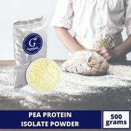 PREMIUM Pea Protein Isolate Powder - 500 grams, unflavored plant-based, vegan, 80% content, pea prot