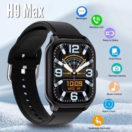 H9 Max Smart Watch Wireless Calls Music Control Sport Mode in One Device Rechargeable Silicone Strap