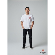 Evisu Custom Made White T-Shirt Size XXL (XL) Fulltage