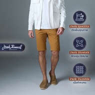 กางเกงขาสั้นผู้ชาย Jack Russel Klassik JS-217/YL Slim Fit Yellow