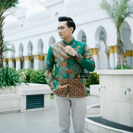 Gudang Batik [Sale] KOKO Shirt With CENDRAWASIH Motif, Ramadan Batik For Men, Men, Men, Slimfit, Full Layer, Long Sleeve, Short Sleeve, Original Original