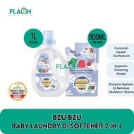 BZU BZU BABY LAUNDRY D/SOFTENER 2 IN 1 Bottle/Refill Pack (suitable for baby's clothes)