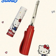 1 Pc Cute Pink Hello Kitty Pen Scissors, Portable Pen Style Small Scissors, Mini Cute Office And Lea
