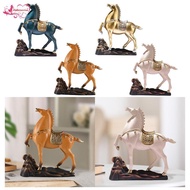 Abbraccia Traditional Horse Statue Desktop Decoration Resin Hand Painted 25x7x26.5cm