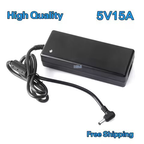 AC100-240V to DC 5V 15A Lighting transformer led power supply CE FCC Certification 5V 15A LED driver