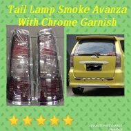 Tail Lamp Smoke With Chrome Garnish Toyota Avanza 2004-2010(RARE)