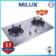 Milux Stainless Steel Built-in Hob Gas Cooker Stove Dapur Gas MGH-S634M