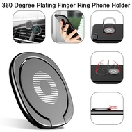 Universal Finger Ring Phone Holder on Mobile Phone for Xiaomi Huawei Honor Plating Adhesive 360 Rotatable Holder Stand Bracket