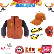 Boboiboy Galaxy Orange Fleece Costume