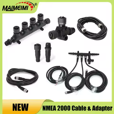 NMEA 2000 Cable Adapter Marine Boat NMEA 2000 Starter Kit T-type 5PIN Connector Adapter Cables 0.5M 