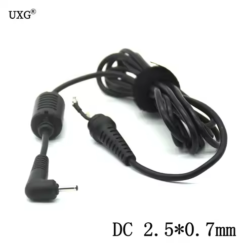 2.5x0.7 Mm DC Power Adapter Tip Plug Socket Connector With Cord Original Cable For Asus Eeepc EXA100