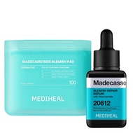 Mediheal Madecassoside Pad & Serum Skin Care Duo Set for Skin Soothing & Blemish Care – Madecassosid