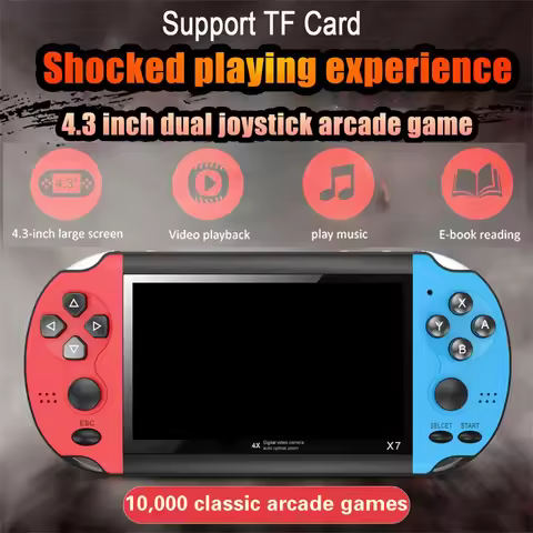 Retro Video Game Console Portable Handheld Gaming Videogame Machine Mini Arcade Player Emulator Smar