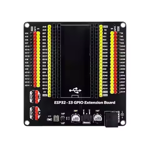 Carte d'extension GPIO ESP32-S3, carte de développement numérique ESP32 IOT, broches IO, alimentatio