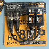 【Innovative】 ACCESSORIES 8MP HD TVI CVI AHD BNC Video Balun Passive UTP Twisted Pair CCTV Balun for 