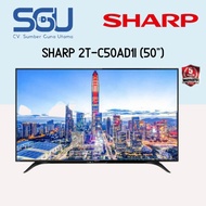 SHARP LED TV 50 INCH 2T-C50AD1I FULL HD DIGITAL 50AD1I / 50AD1