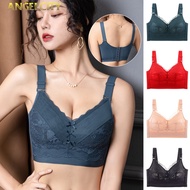 ANGELCITY Women Ultra- Lace Plus Bra Full Cup Soft Bra 34-46B/C/D/E Plus Bra Fat Control Shaping Bra