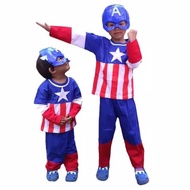 CAPTAIN AMERICA kids costume CAPTAIN AMERICA/ kids superhero costume suit/ without shield