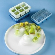 全新 6格製冰盒 副食品分裝盒 副食品盒 冰磚盒 冰盒  冰塊模具 冰塊製冰盒 附蓋子
