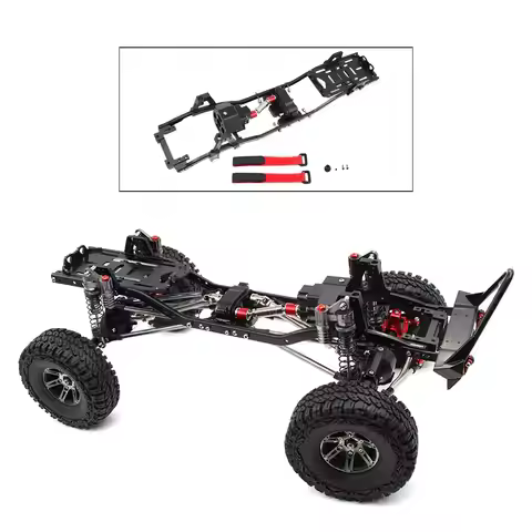 313mm 12.3 "metal Chassis for Axial Scx10 Ii Rc Car Model Upgrade Acc