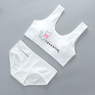 Teenage Girl Cotton Underwear Set Pure Cotton Developmental Period Puberty 9 Year Old Primary School