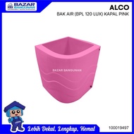 BAK AIR MANDI SUDUT ALCO LUXURY FIBER GLASS 120 LITER 120 LTR PINK