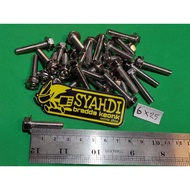 Bolt 2 keys probolt stainless m6x25 bolt key 10 x 25mm L 5