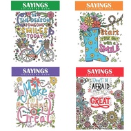 Saying Colouring Book - Adult Colouring Book [Exclusive @ POPULAR]