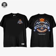 THE HOOP APPAREL DOMINATE WORLDWIDE GRAPHIC COTTON TSHIRT FOR MEN & WOMEN WITH FREE SOCKS & STICKER